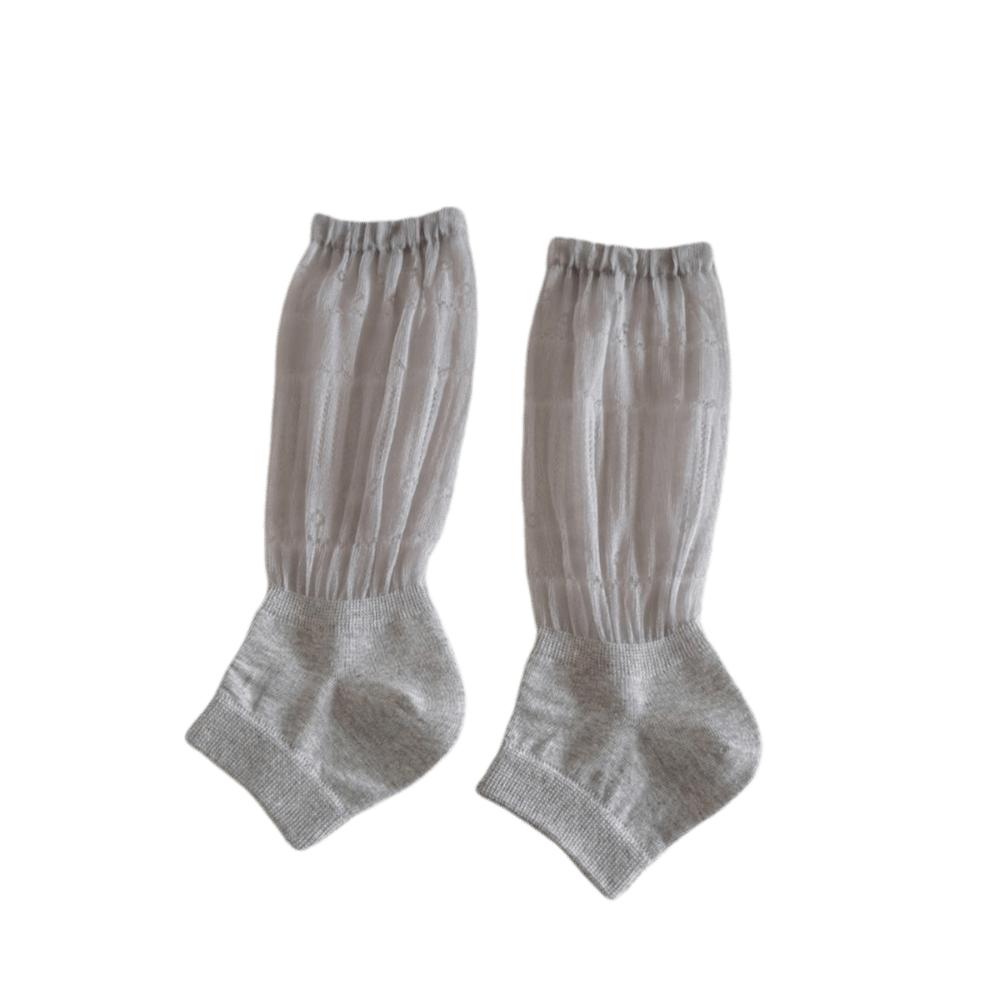 Thin Short Socks Mesh Ruffle Ballet Style Cuffs New Fashion Leg Warmers  Women Girls