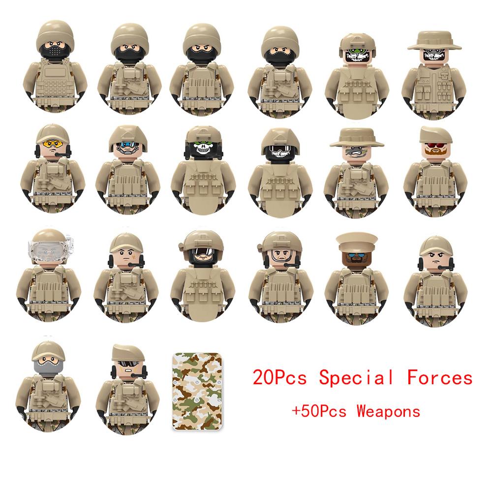 Военная Модель Бронированный Автомобиль SWAT Машина Оружие Армейский Солдат Полиция Бандит Пулемет Строительные Блоки Фигурка Кирпичные Игрушки