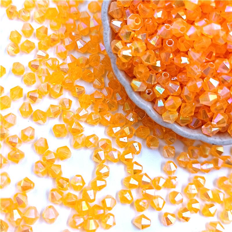 Материал браслет из бисера 300 шт. 4 мм 4 мм новые аксессуары из бисера своими руками алмазные бусины плетеное кольцо прозрачное ожерелье акриловые заостренные бусины поставка