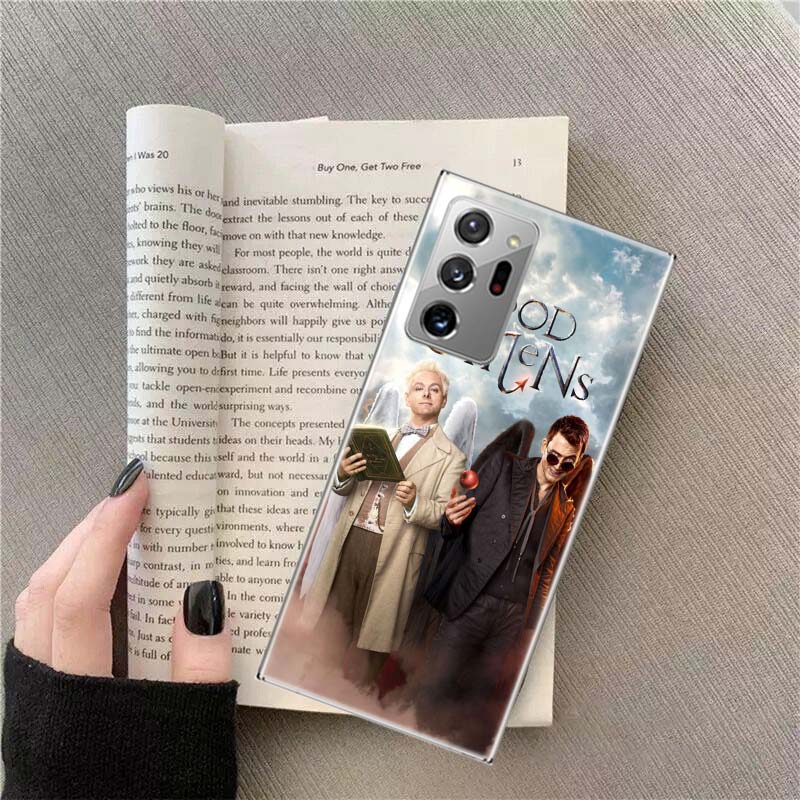 Чехол для телефона Good Omens для Samsung Galaxy S25 Edge S24 S23 FE S22 S26 Ultra S21 S20 S10 Plus Capa Мягкий
