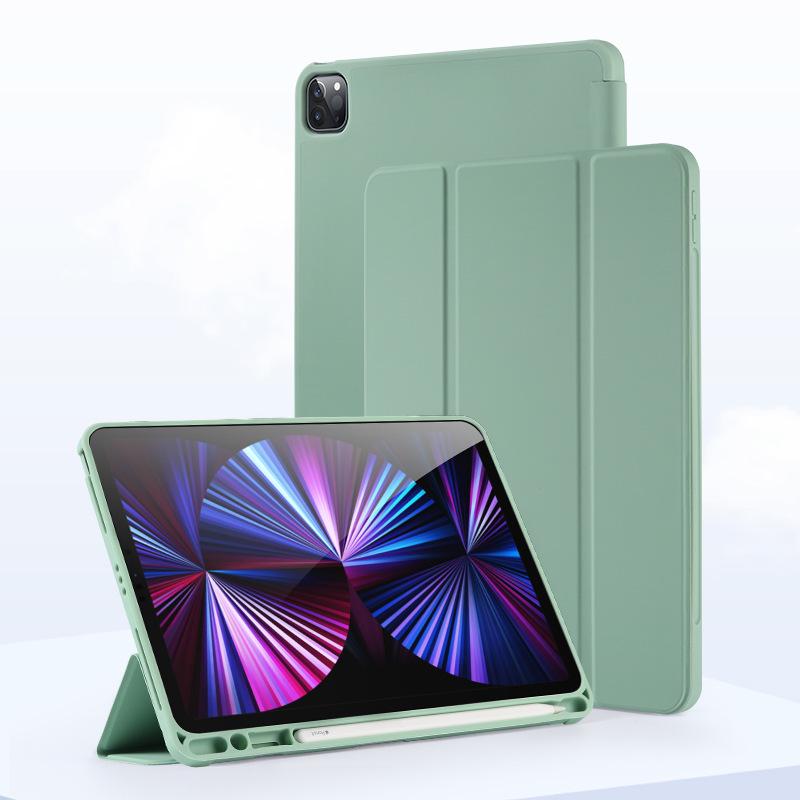 Чехол для iPad 10.2/Pro 3/4/Air 5/Mini 5/6 со слотом для стилуса, из мягкой кожи