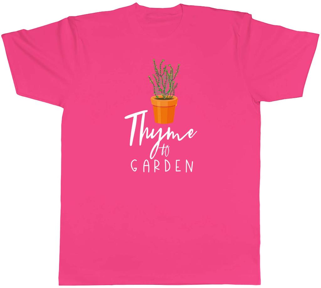Thyme To Garden Gardening Unisexs Unisex TShirt Tee Gift