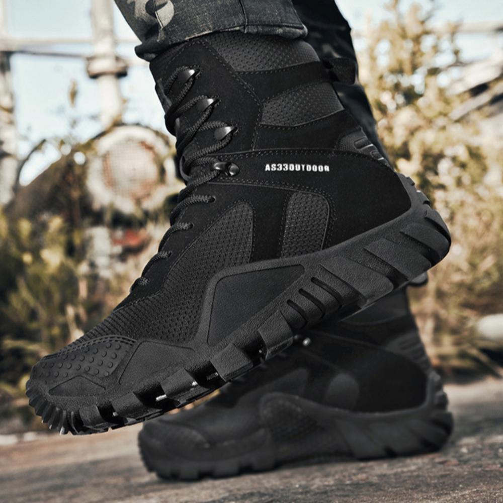 Мужская обувь Ботинки для активного отдыха Ботинки для тренировок Зимние высокие ботинки для бездорожья Ботинки для походов в пустыне