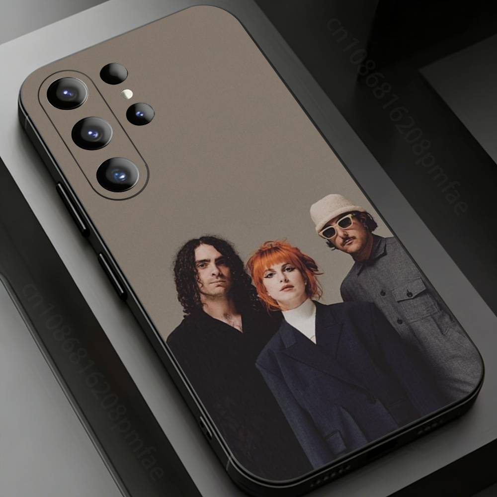 Чехол для телефона P-ParamoreS Band для Samsung Galaxy S20, 23 Ultra S24, 22 Plus S25, 26, 21FE TPU Чехол
