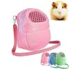 Small Pet Outing Cage Rabbit Cage Hamster Chinchilla Travel Warm Kangaroo Guinea Pig Carrying Bag Breathable Pet Cage Mouse Belt