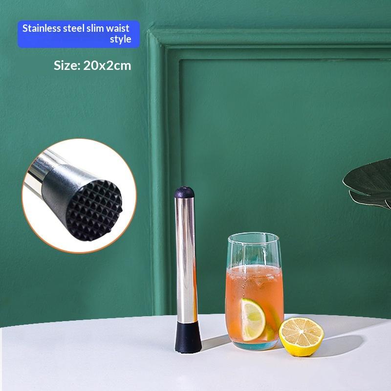 Stainless Steel Ice Hammer Set with Popsicle and Swizzle Sticks for Effortless Kitchen and Bar Use