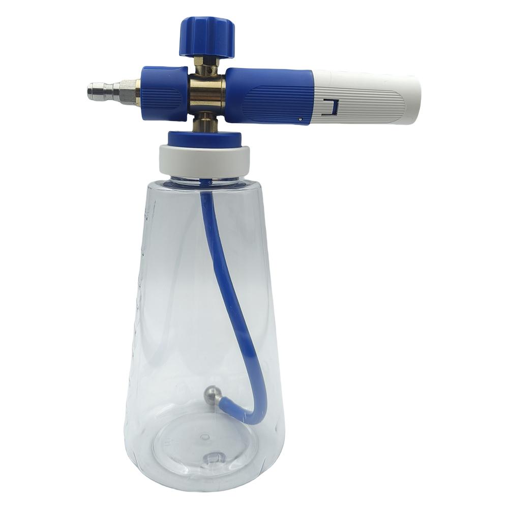 1L High-Pressure Foam Lance 1/4 Quick Connect Car Foam Sprayer Water Gun Adjustable Air Pressure Washer Gun Car Wash Accessories