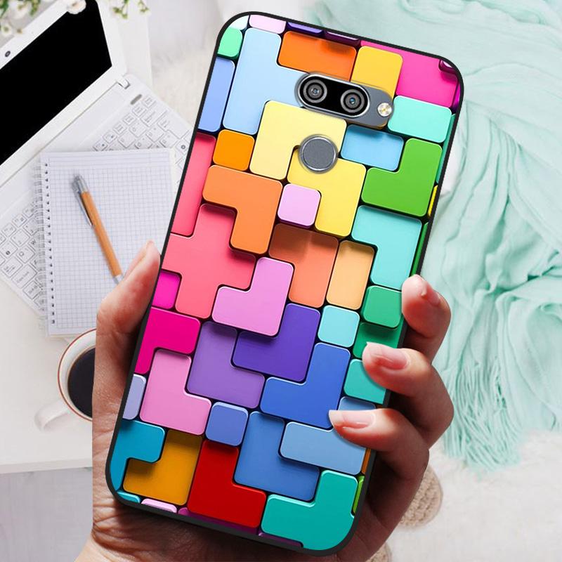 for LG K50 Q60 Case K 50 Soft TPU Silicone Phone Covers for LG Q60 LGK50 K 50 LGQ60 Case Bumper Q 60 Shockproof Coque Cover