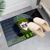 1PC Soccer Team Qarabag Design Floor Mat for Living Room, Game Rooms, Office, Bedroom, Office Floor Mat Playful Design, Christmas fan gifts
