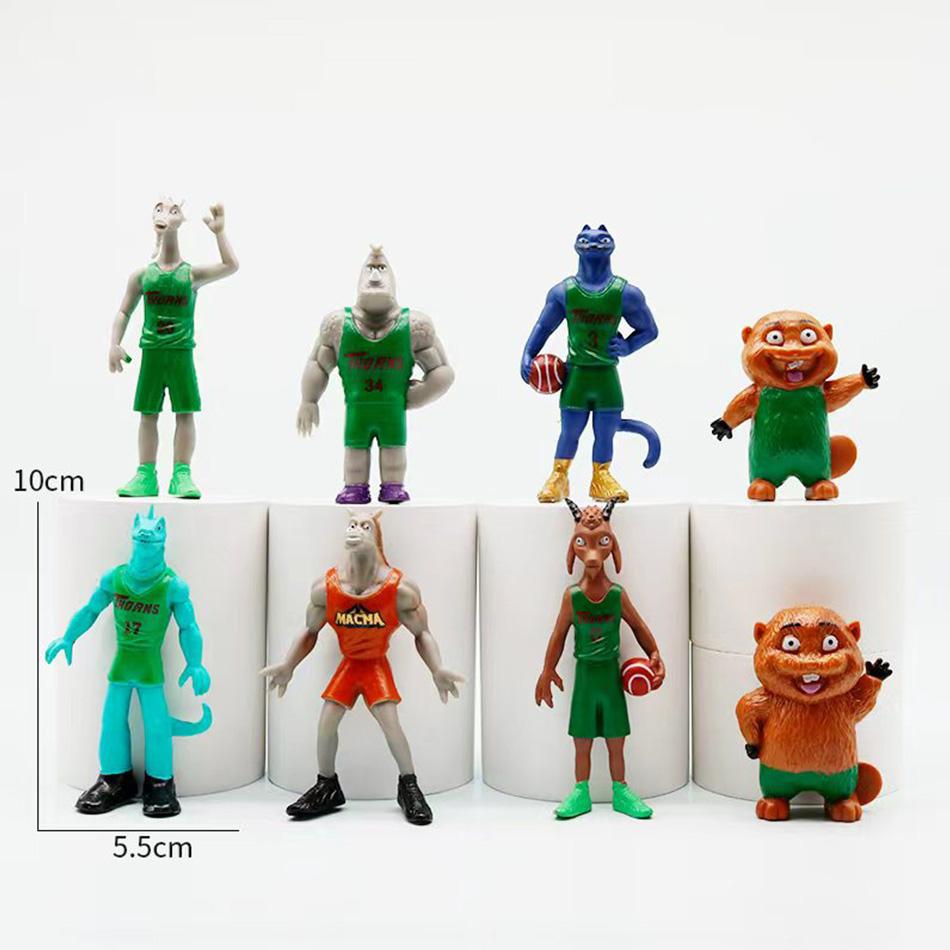 Hot Anime Miracle Dream Team GOAT Cartoon Figures Cosplay Action Model Pvc Desktop Statue Ornament Collection Toys Kids Gifts
