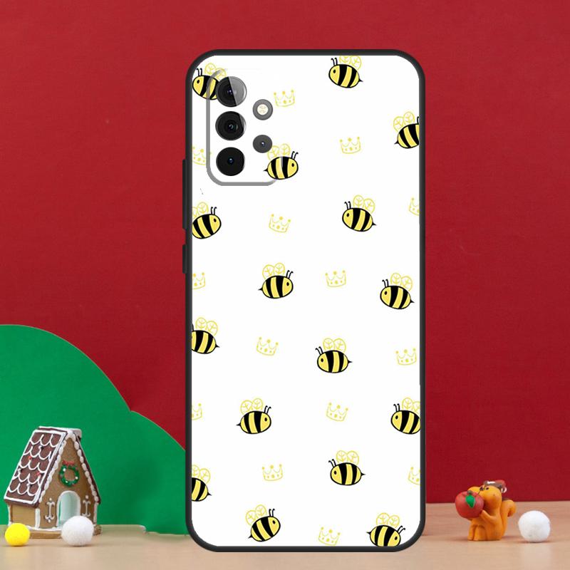 Bee Bumblebee Pattern Case For Samsung Galaxy A54 A06 A16 A26 A36 A56 A53 A32 A52 A33 A13 A55 A35 A15 A14 A34 A17