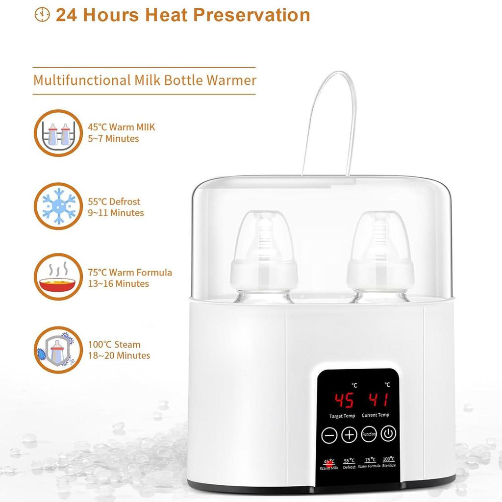Регулируемый по температуре подогреватель для детских бутылочек для подогрева и размораживания грудного молока