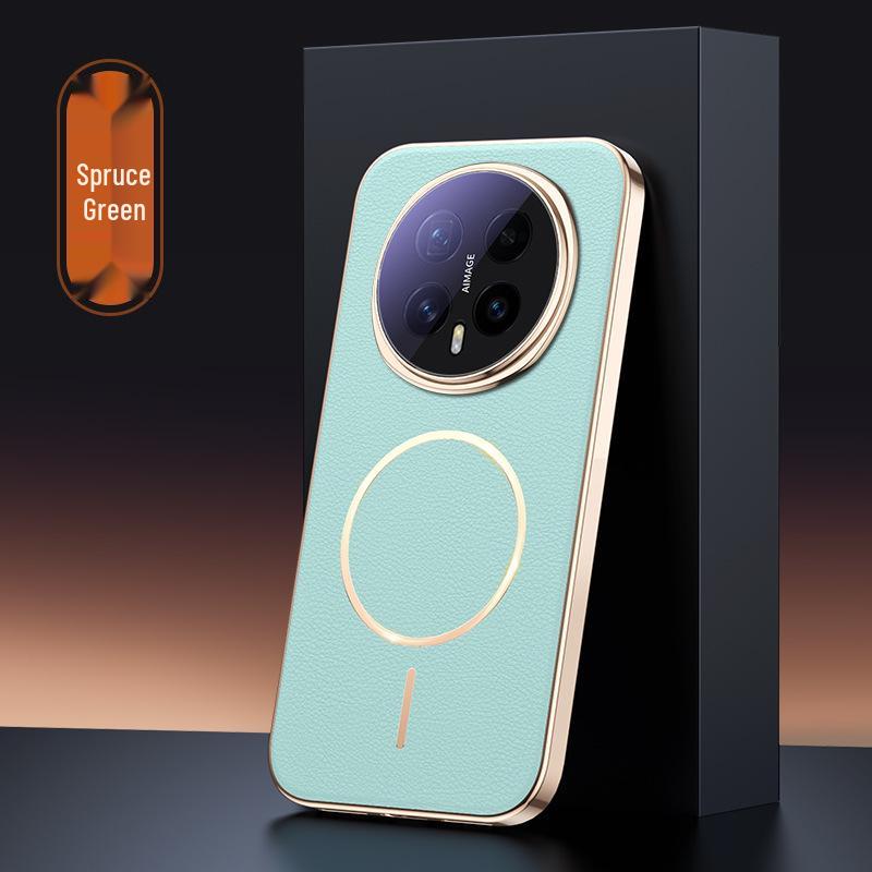 Совместимый чехол-книжка с магнитной адсорбцией для Honor Magic8/Magic8 Pro с защитной пленкой для камеры для деловых людей