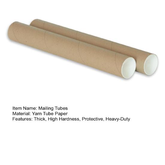 2 шт. Почтовые тубусы Бумажные тубусы Доставка Картонные чертежи Плакат с художественным произведением Крафт-плакаты сверхпрочной толщины Хранение удочек Защита