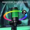 AmpliGame от FIFINE RGB USB игровой микрофон с легким нажатием кнопки отключения звука, конденсаторный микрофон со штативом для ПК, PS4/5, ноутбука потоковой передачи-A2