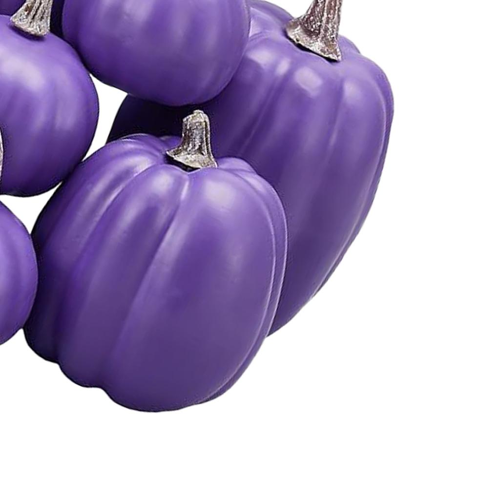 7 шт. Имитация тыквы, глянцевая краска, легкая, креативная, многоразовая, пенопластовая тыква для декора