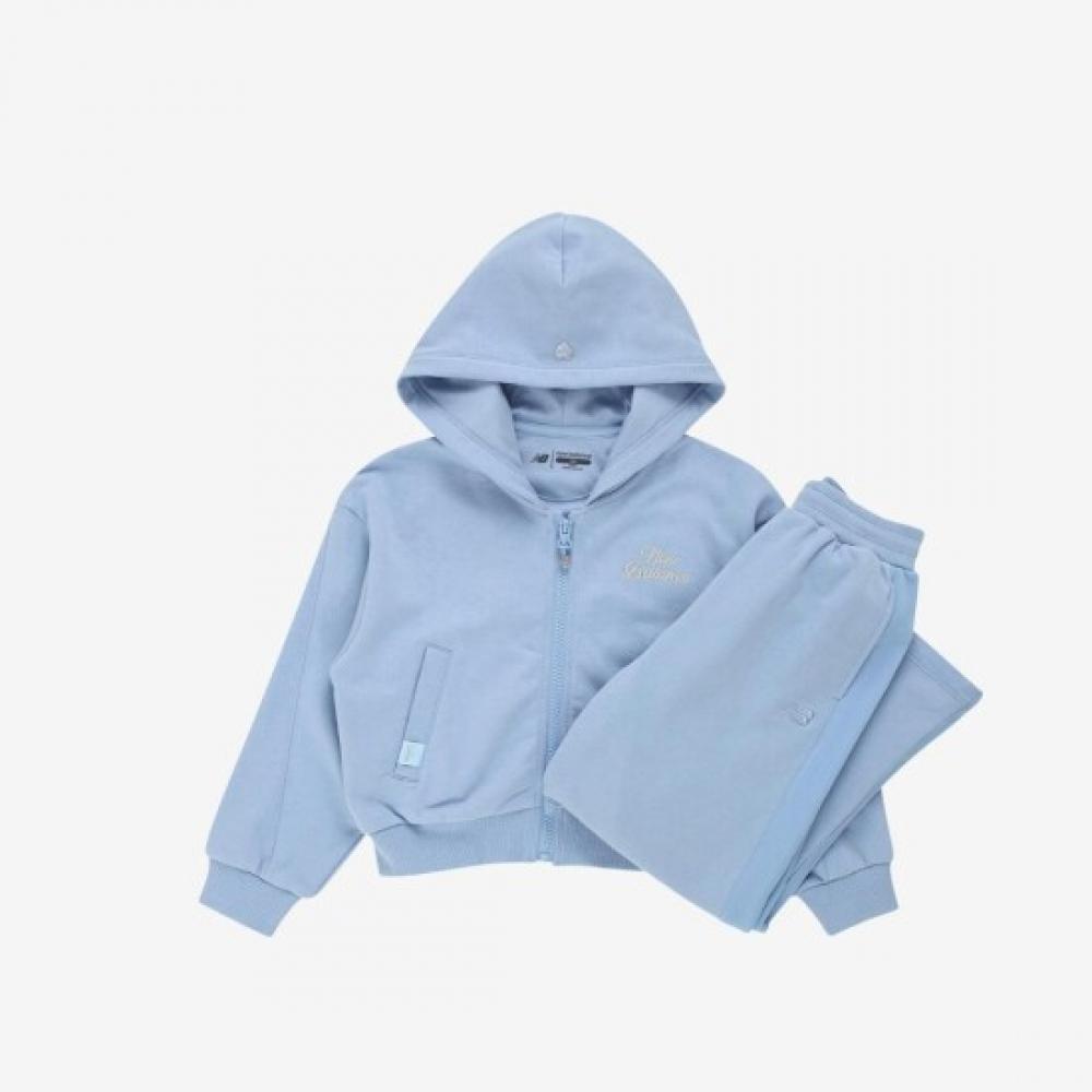 New Balance Kids Nbgc Hooded Zip Up Set Light Blue Nk9yg4901g 51 Light Blue