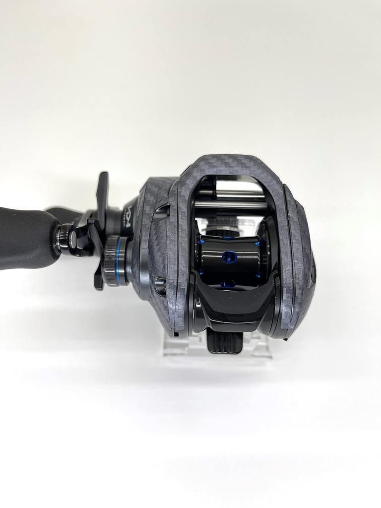 CUSTOM Custom Decal for YOROI and MGL Baitcasting Scratch Protection SEAT.JP 24SLX, 19SLX, Reels, (Silver, Left-Handed)