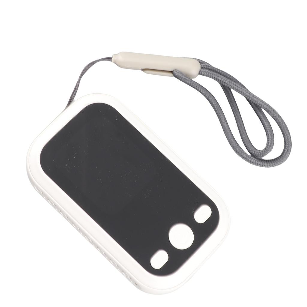CO2 Detector NDIR Sensing Type C Charging Temperature Humidity Tester Portable Air Quality Monitor White