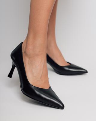 Туфли женские на шпильке Melanda 9078608 36 черные кожа