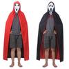 Double-Sided Black and Red Vampire Cape for Kids and Adults - Halloween Cosplay