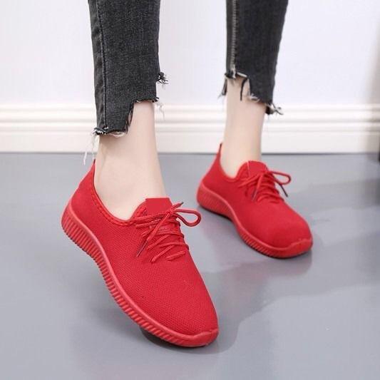 ****** and summer new old ******* cloth shoes women's sports Korean version ** casual breathable running shoes mother shoes s**t-soled shoes