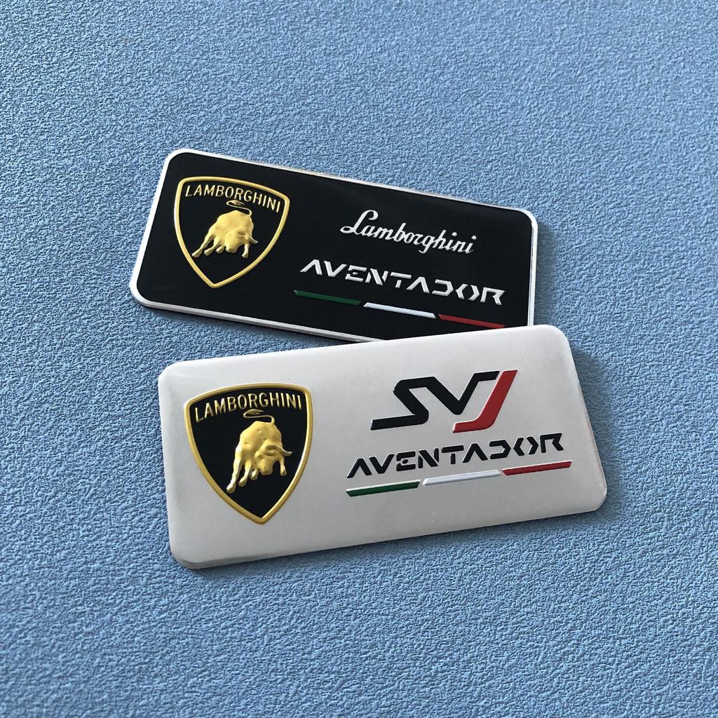 Алюминиевая автомобильная наклейка с рисунком Ferrari Наклейка-деколь Обложка Значок Принадлежности Замена Автостайлинг Декаль Для Lamborghini LP570 LP610 Urus