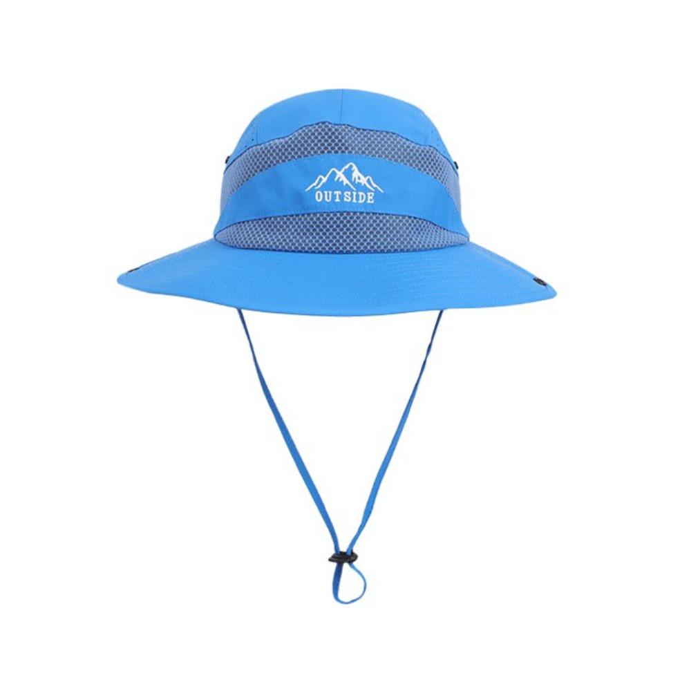 Quick-dry Folding Bucket Hat Nylon Sun Hat Casual Hiking Cap Travel