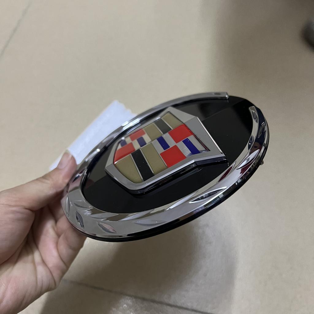 14.5CM for Cadillac Escalade 2007 2008 2009 2010 2011 2012 2013 2014 Car Front Grille Center Emblem Badge Sticker Accessories