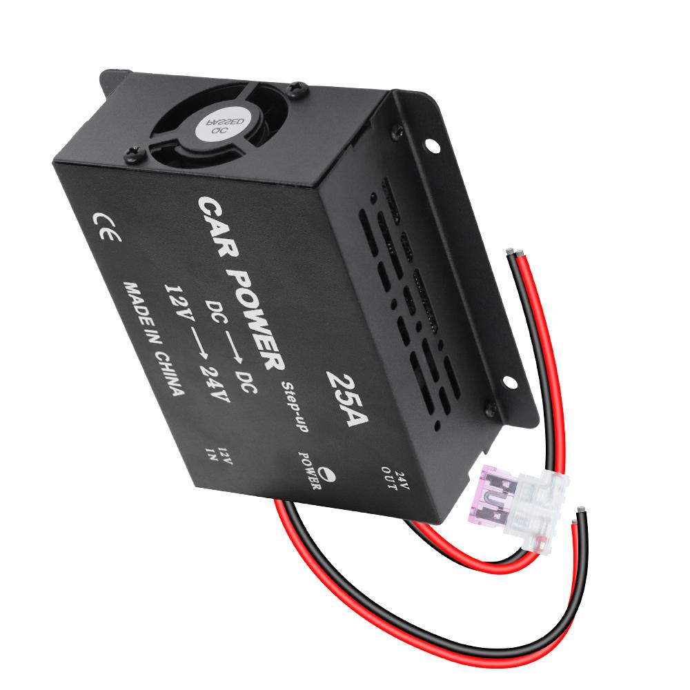 Автомобильный преобразователь напряжения для фургона, грузовика, прицепа, фургона. Повышающий адаптер питания. DC 12V в 24V. Автоаксессуары.