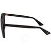 Gucci Grey Cat Eye Ladies Sunglasses Gg0024s 001 58