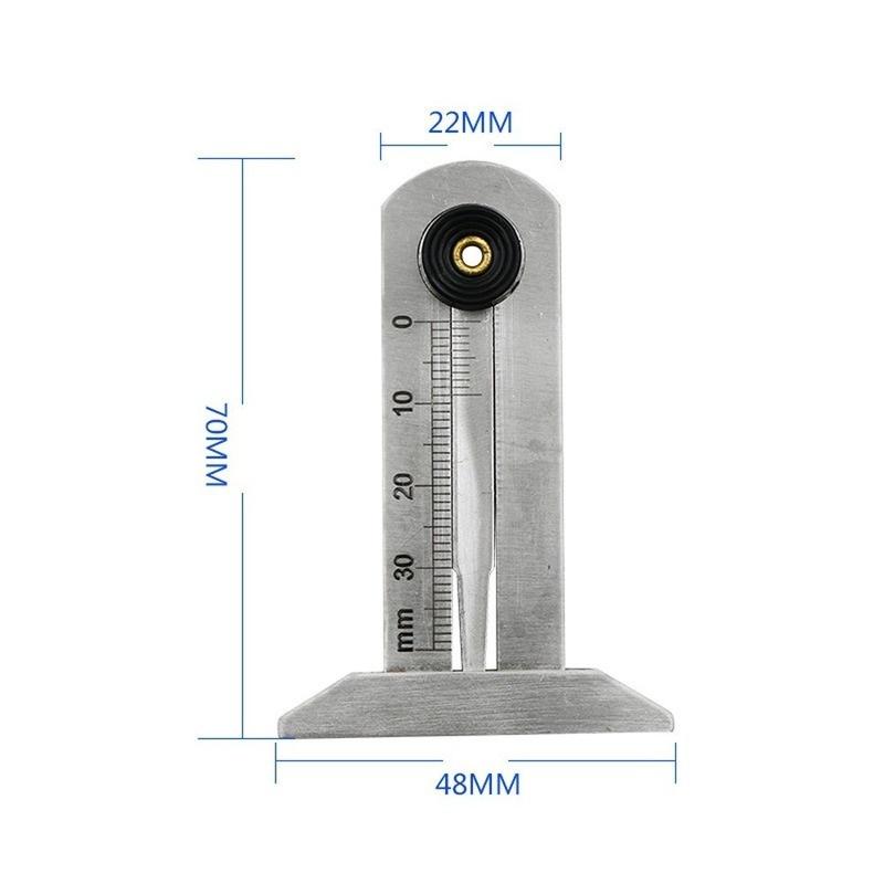 1 Pcs Car Tyre Tire Tread Depth Gauge Meter Auto Tire Detection Measuring Tool Caliper Thickness Gauges