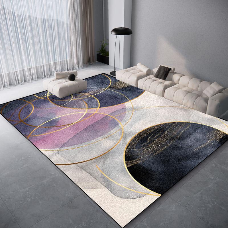 Modern Light Luxury Carpet Living Room Geometric Decoration Home Large Area Rugs 200x300 Bedroom Sofa Soft Non-slip Mat Washable