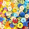 202Pcs Mixed Size Resin Buttons, 0.7-2.5cm Multicolor Round – Bulk Set for DIY Sewing, Knitting, Scrapbooking & Clothing ZSY