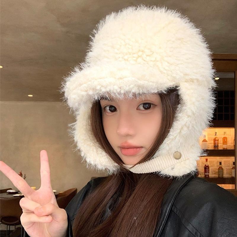 Women S Winter Trapper Hat With Ear Flaps For Skiing Warm Windproof