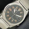 VINTAGE SEIKO 5 AUTOMATIC JAPAN 7009A MENS BLACK COLOR DIAL WATCH A702104-5 R208-a702104