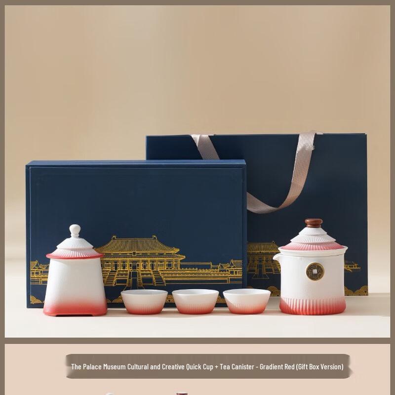 Forbidden City Inspired Gradient Portable Tea Set