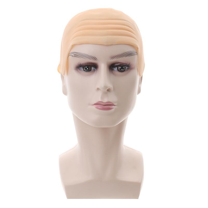 High-quality Bald Head Makeup Cap For Halloween Cosplay With Various Color And Style Combinations