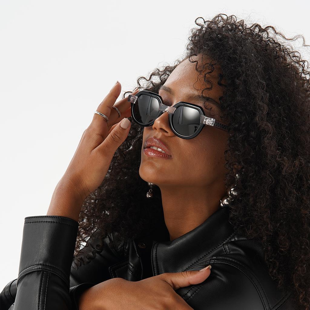 Freesbee Солнцезащитные очки унисекс из ацетата Amador