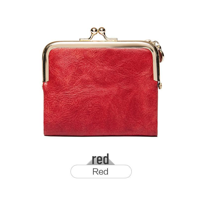 Женский ретро мини складной кошелек и монетница 2023