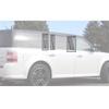 8x Черные накладки на стойки оконных панелей дверей для Ford Flex 2009-2019