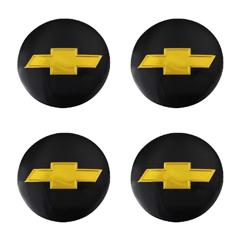 FVX1 56mm Car Wheel Hub Center Cap Metal Emblem Stickers For Chevrolet Cruze Malibu Colorado Suburban Equinox Blazer Trax Camaro Spar