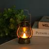 Retro LED Kerosene Lamp Candle Light - Handheld Holiday Decoration and Creative Atmosphere Ornament.
