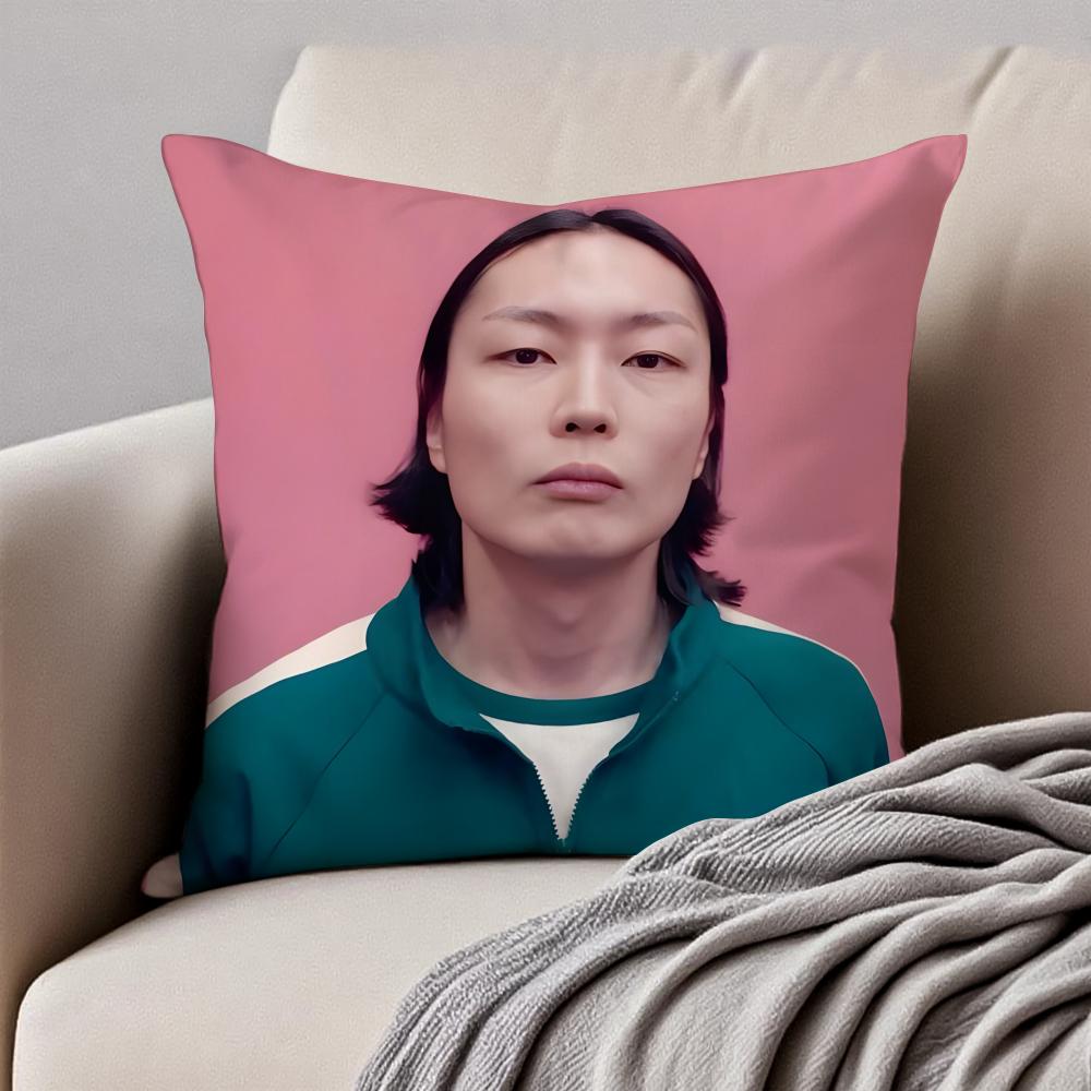 RRoh JJae Won Чехол для подушки Наволочка Антиклещевая Невидимая молния Короткий плюш Подушка для дивана