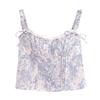 Kaslead Fashion All-Match Print Small Top Sling