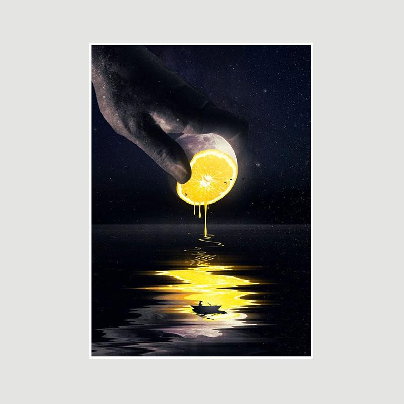 Astronaut Space Dreaming Poster Aesthetic White Paper Posters and Prints Wall Art Pictures for Living Room Bar Decoration Painting Home Decor