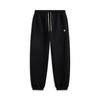 Li Ning Badfive Logo Letter Cuffed Knitted Sports Pants Men Bottoms Black AKLV017-1