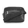 Mixed Black Crocodile Effect Shoulder Bag