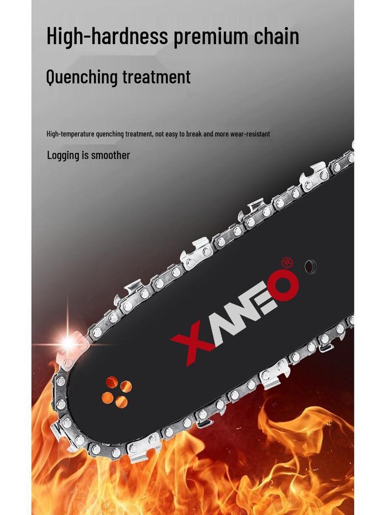 12" Brushless Cordless Electric Chainsaw - High-Power, Lithium Battery, Handheld, Ideal for Firewood and Outdoor Tree Felling.