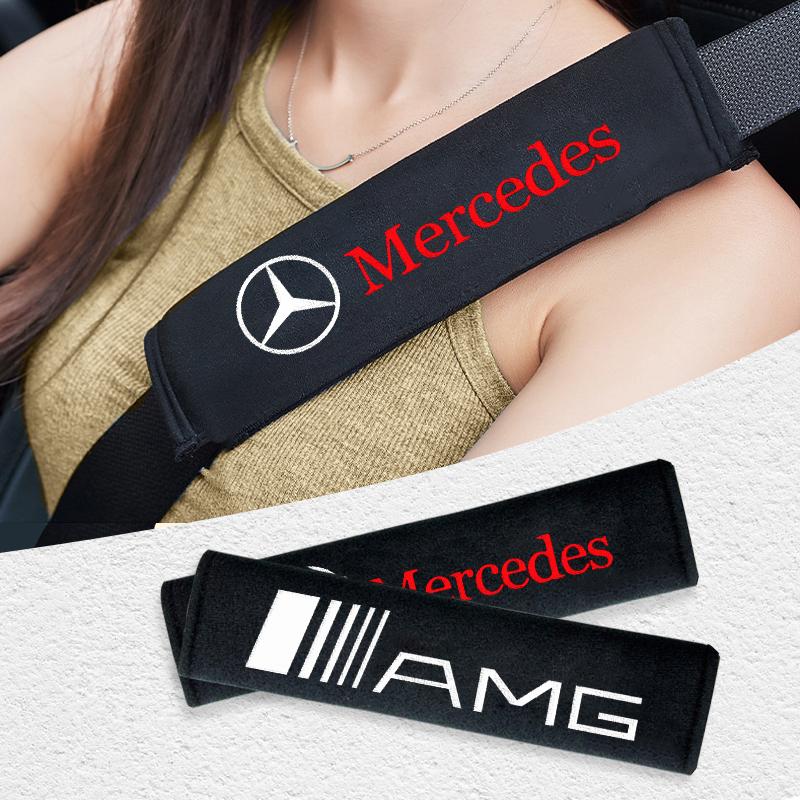 Чехол-защита из хлопковой фланели с карбоновыми вставками для Mercedes Benz Нового B/C/E Класса A Класса C200L GLC GLK Нового CLA GLA
